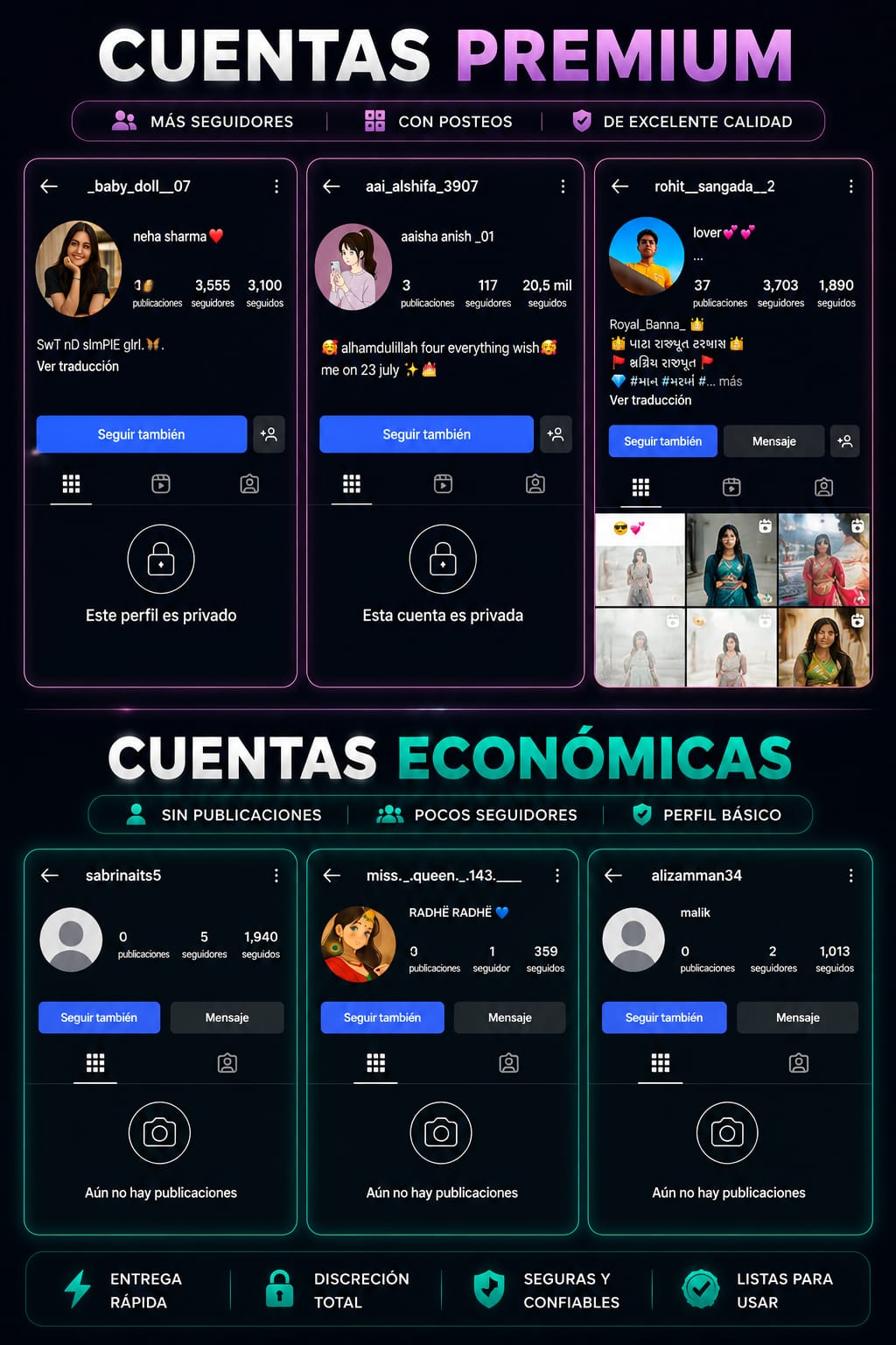 Diferencia de Seguidores